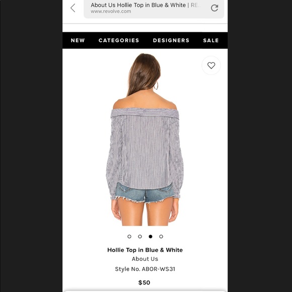 Revolve - off shoulder top - Picture 3 of 3